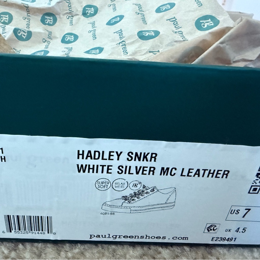Paul Green Hadley Sneaker White Leather - Picture 4 of 4